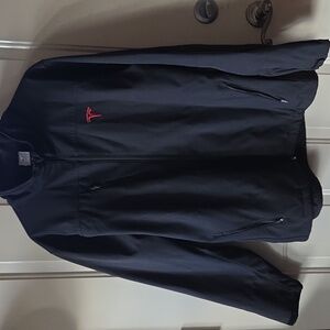 Tesla brand mens large driving jacket in black